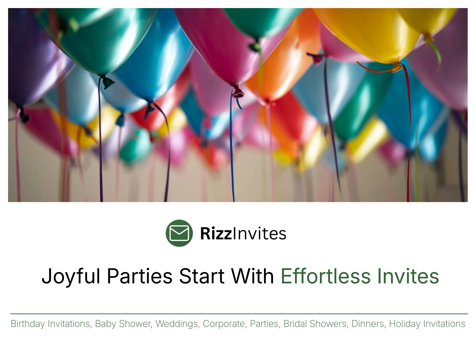 Rizz Invites product screenshot